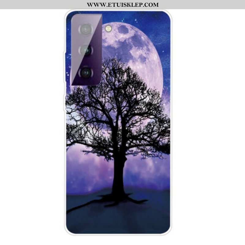 Etui do Samsung Galaxy S21 FE Drzewo I Księżyc